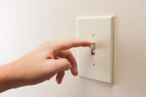  electricity bill turning off light switch 