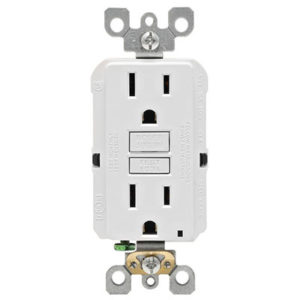 GFCI outlets (ground fault circuit interrupter):